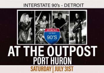 Interstate 90’s – Detroit Rocks The Outpost Saturday, July 31st