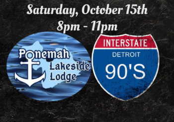 Interstate 90’s – Detroit is Rockin’ the Lodge Saturday, October 15, 2022