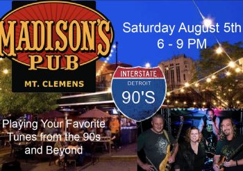 Madison’s Pub Presents the Debut of Interstate 90’s – Detroit Saturday August 5, 2023