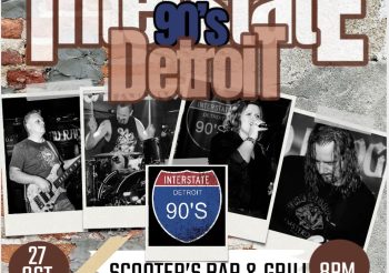 Scooter’s Welcomes the Return of Interstate 90’s – Detroit Friday, October 27, 2023