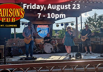 Interstate 90’s – Detroit Live at Madison’s Pub, Friday August 23rd