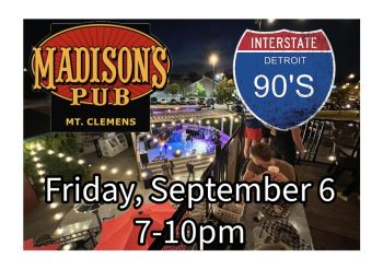 One More Madison’s Pub Night of 2024 with Interstate 90’s – Detroit Friday, September 6th