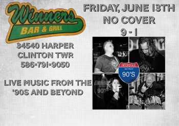 ‘90s Night at Winner’s – Friday, June 13th