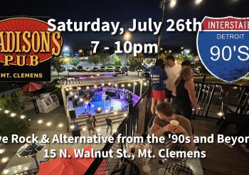 Party on the Patio – Saturday 7/26 at Madison’s Pub