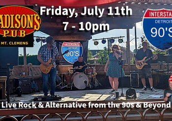 Next Madison’s Party on the Patio Friday, July 11th