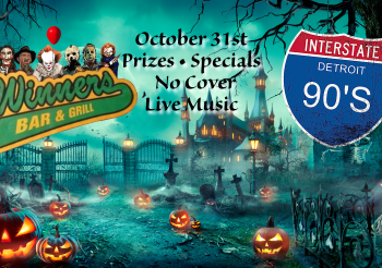 Halloween Bash October 31st at Winner’s!